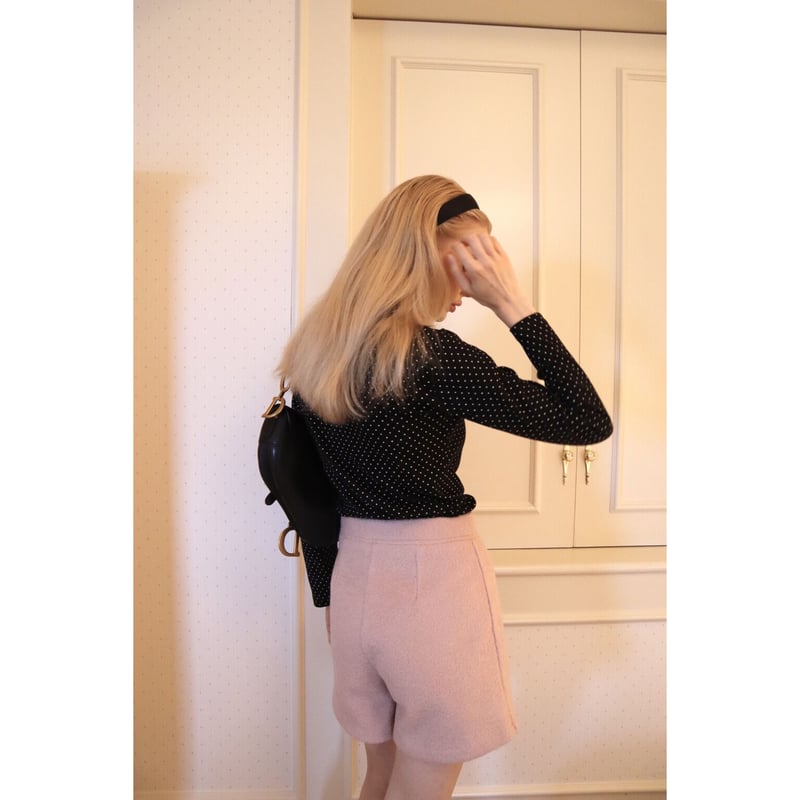 100%本物 short hair curly pants épine | pink baby パンツ