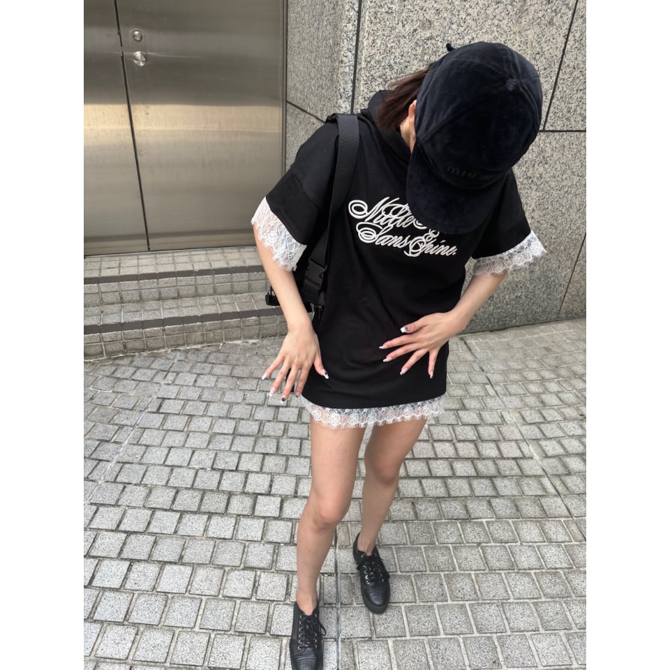 エピヌ ribbon Nulle rose sans épine sweat NEW ARRIVAL Nulle rose