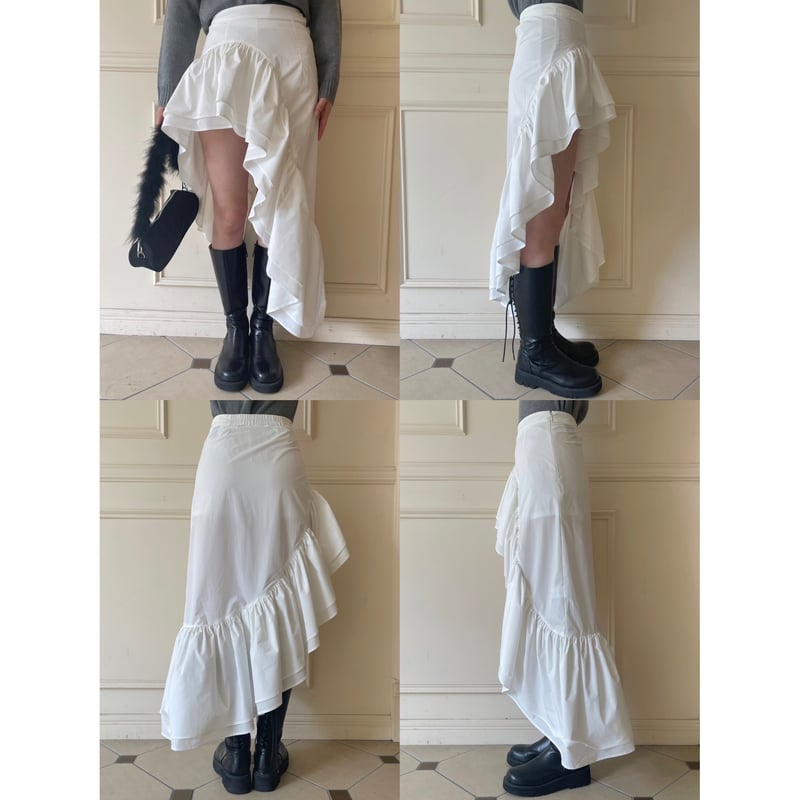frill slit skirt (2color) | épine frill slit skirt (2color) | épine