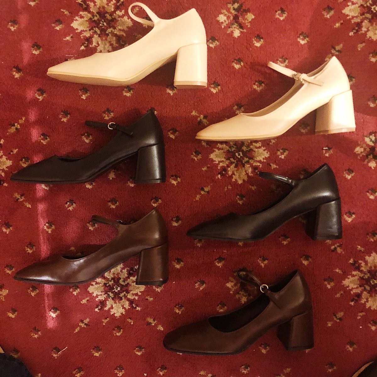 square toe pumps | épine