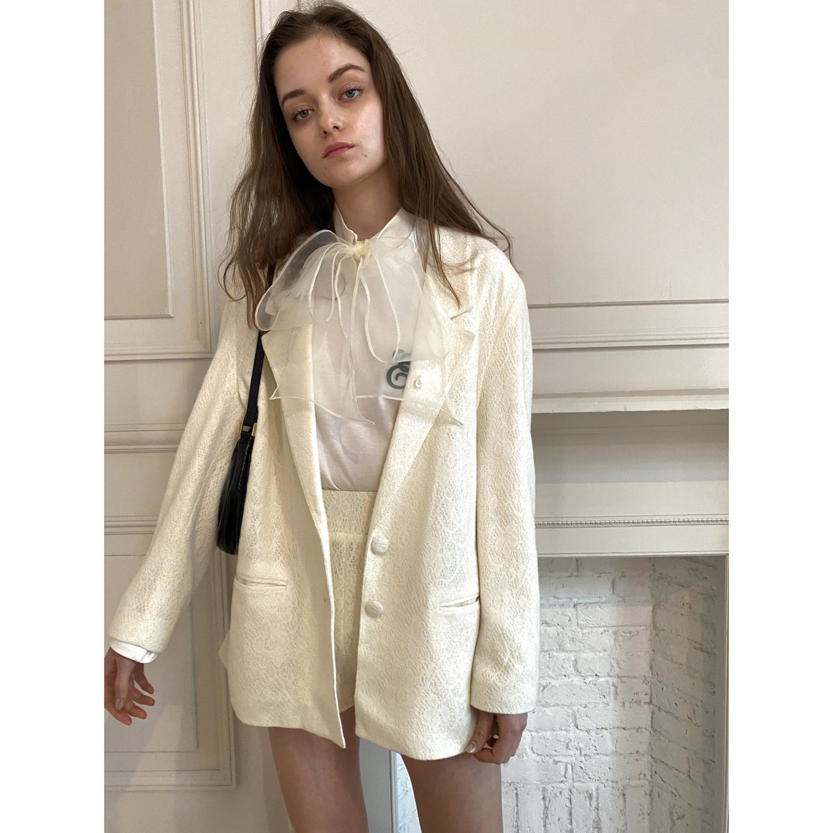 épine arm logo jacket lace | épine