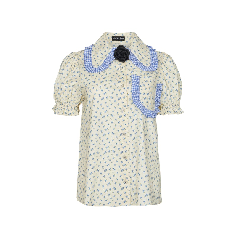 sister jane》Tide Floral Ruffle Shirt | épine