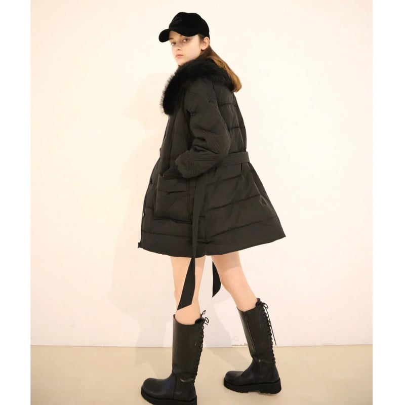 fur collar quilting down coat (2color) | épine fur collar quilting down coat (2color) | épine