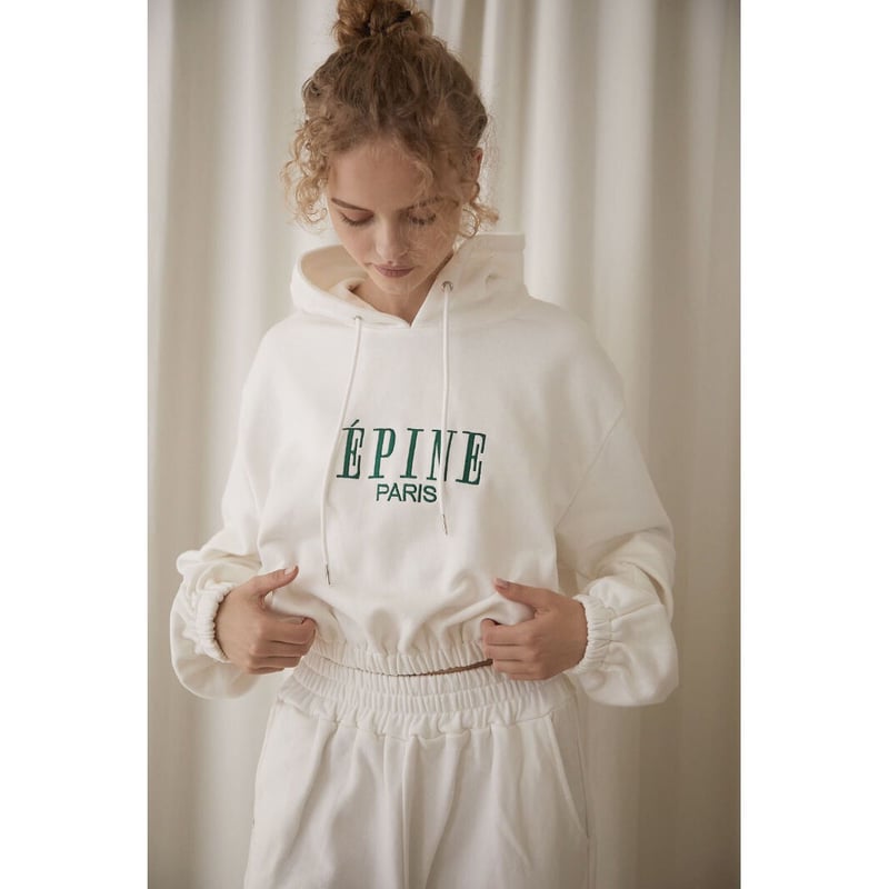 ÉPINE PARIS jersey set up white×green | épine