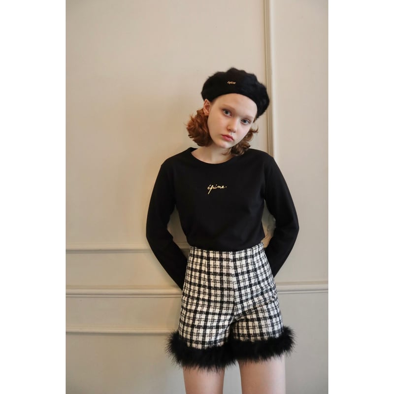 epine ドット　ショートパンツ epine ドット ショートパンツ knit lace short pants | épine