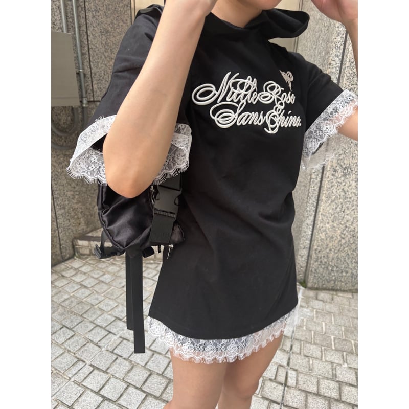 lace ribbon Nulle rose sans rose épine hoodie t lace ribbon Nulle rose sans rose épine hoodie t