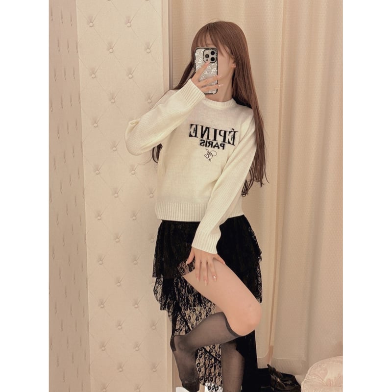 lace asymmetry frill skirt（2color） | épine