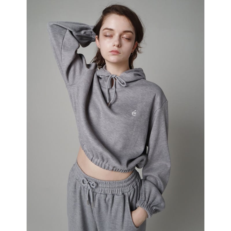 é knit hoodie gray | épine