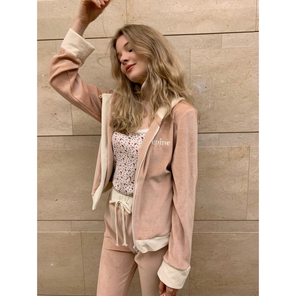限定品】épine jersey set up pink beige | épine 限定品】épine jersey set up pink beige | épine