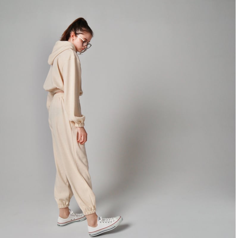 é knit jersey set up ivory | épine é knit jersey set up ivory | épine
