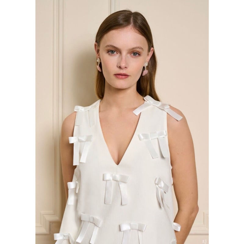 sister jane】Bloom Bow Mini Dress | épine sister jane】Bloom Bow Mini Dress | épine