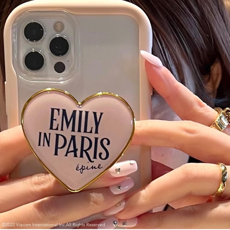 《Emily in paris×épine》Heart grip epine