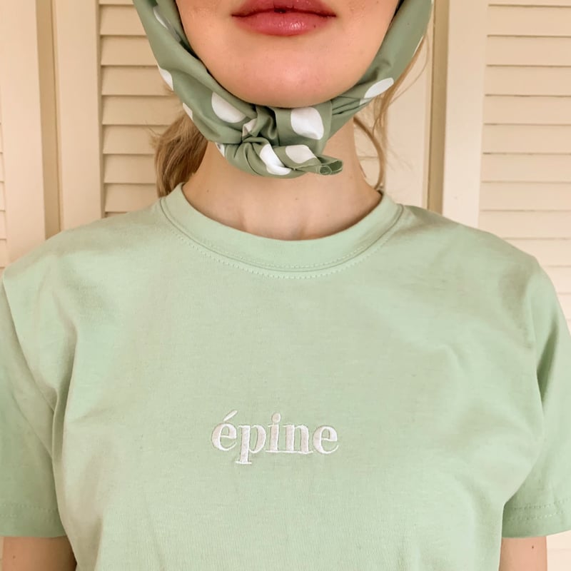 épine エピヌ Tシャツ ミニT épine piping emblem cropped tee（3color） | épine