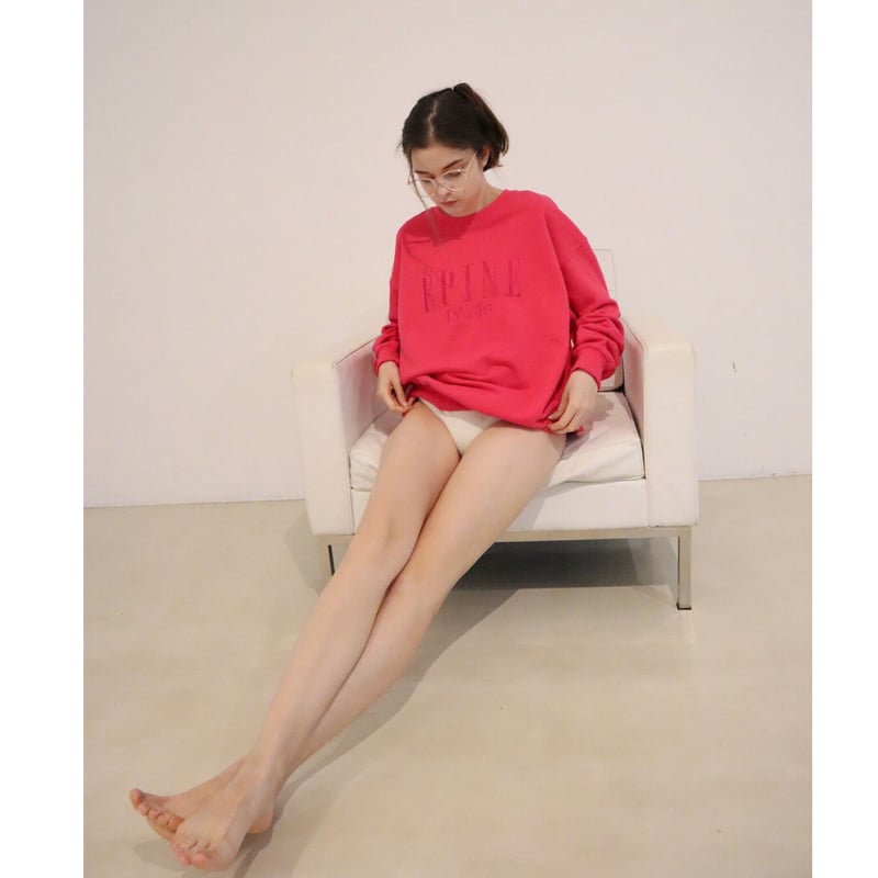 ÉPINE PARIS big sweat pink×pink | épine ÉPINE PARIS big sweat pink×pink | épine