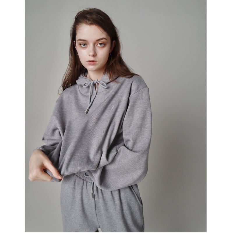 é knit hoodie gray | épine