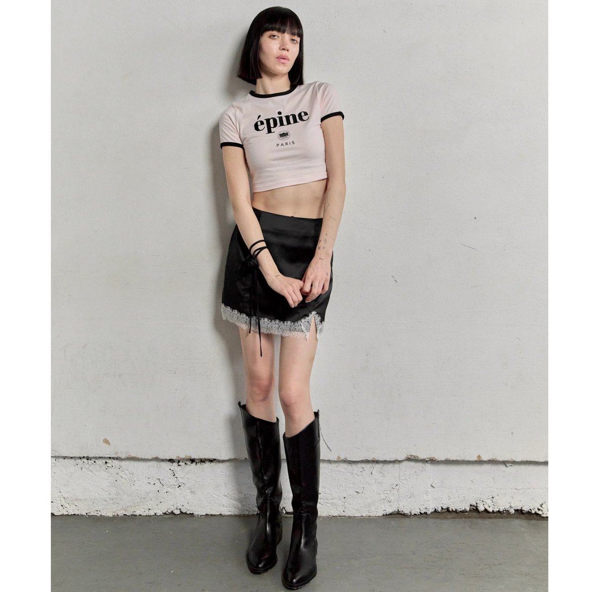 epine piping flower lib tee