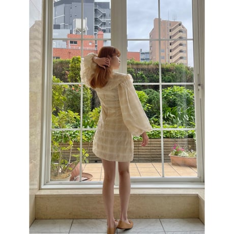 《GHOSPELL》 Rolling Check Mini Dress(05)