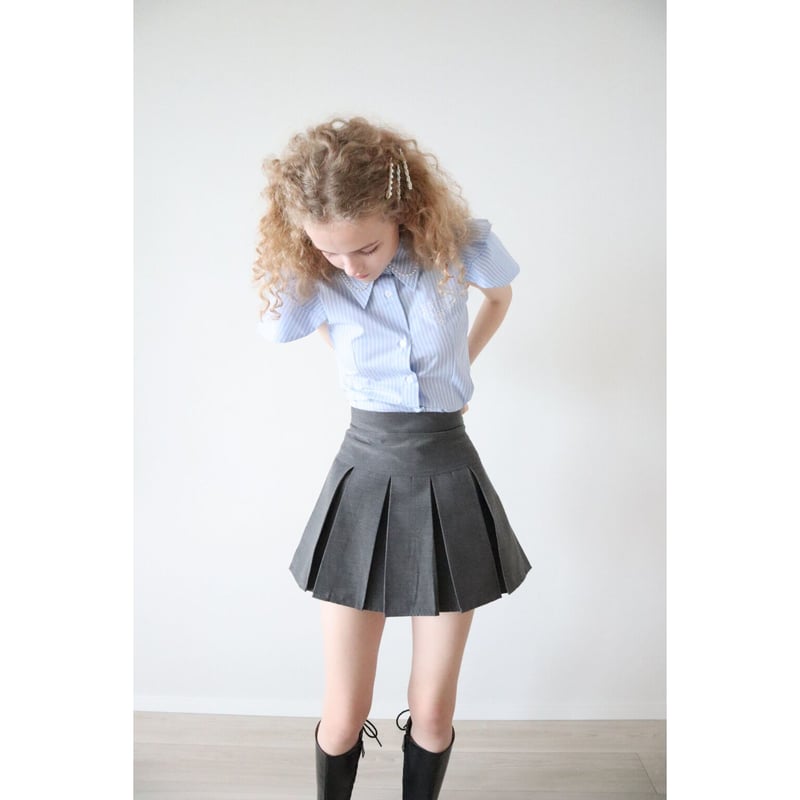 pleats mini skirt(2color) | épine