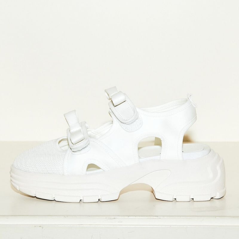 epine double ribbon sneaker sandal white - www.elim-bruxelles.com