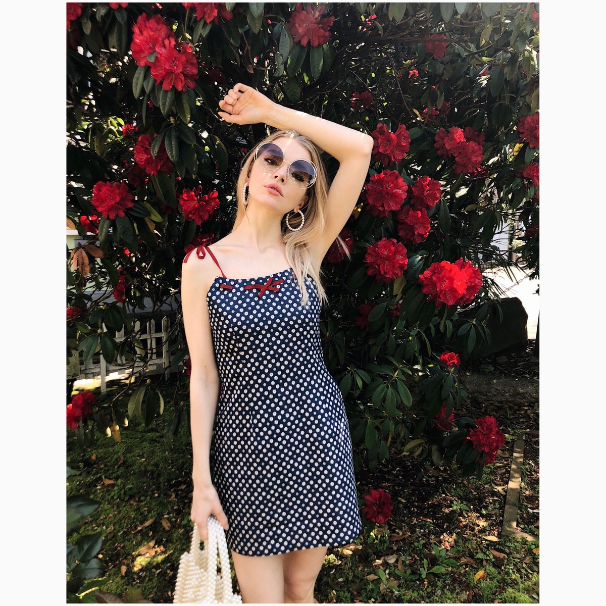 未着用　romantic ribbon dress ミニワンピース Sのみ即納][instock]【RANS】ミニ/ドレス/ワンピース/タイト