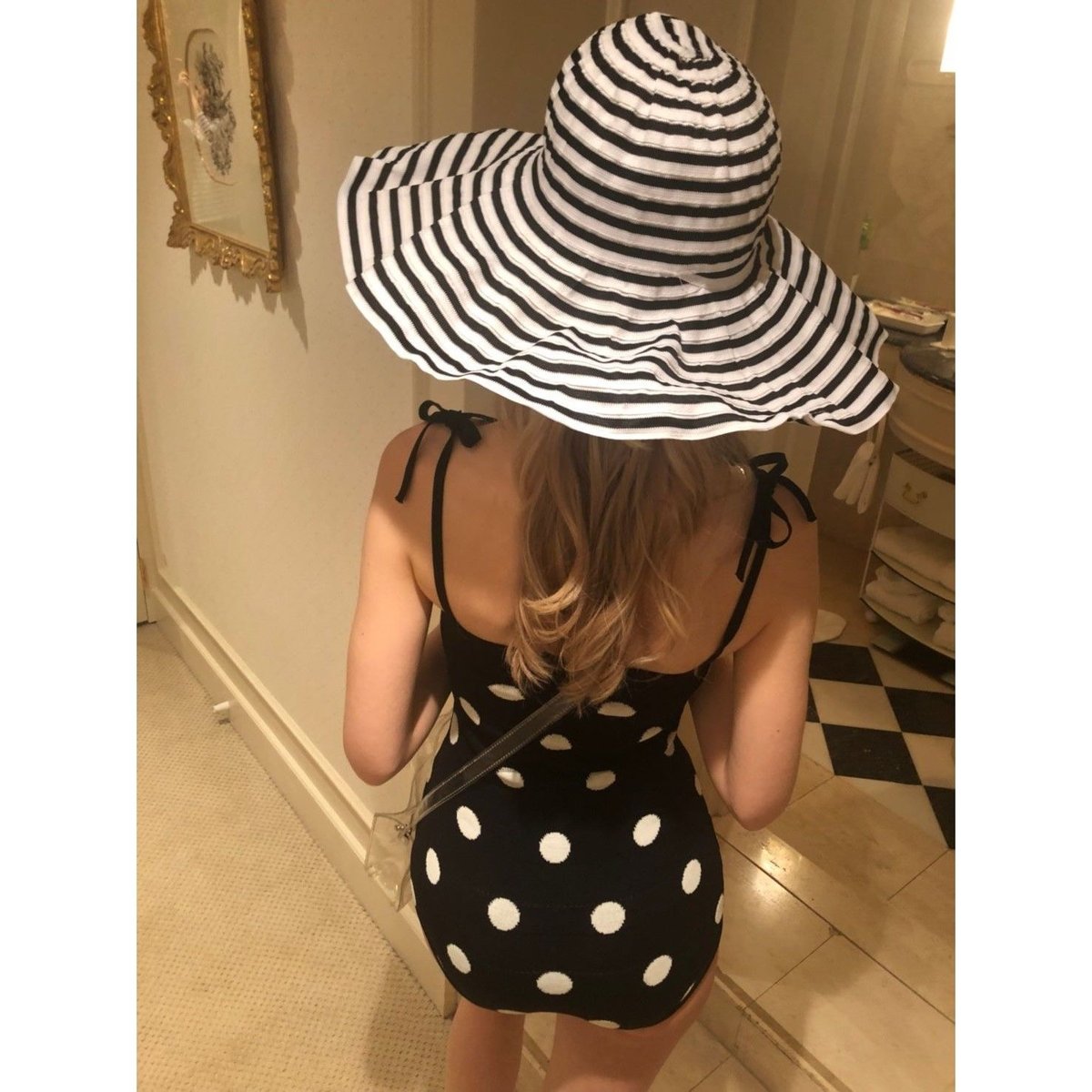 knit dot swim wear black | épine knit dot swim wear black | épine