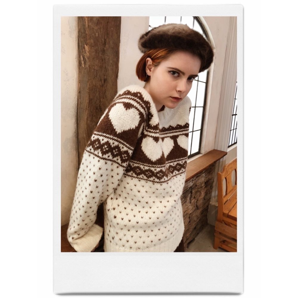 エピヌ♡bijou Nordic knit épine paris nordic knit ivory | épine