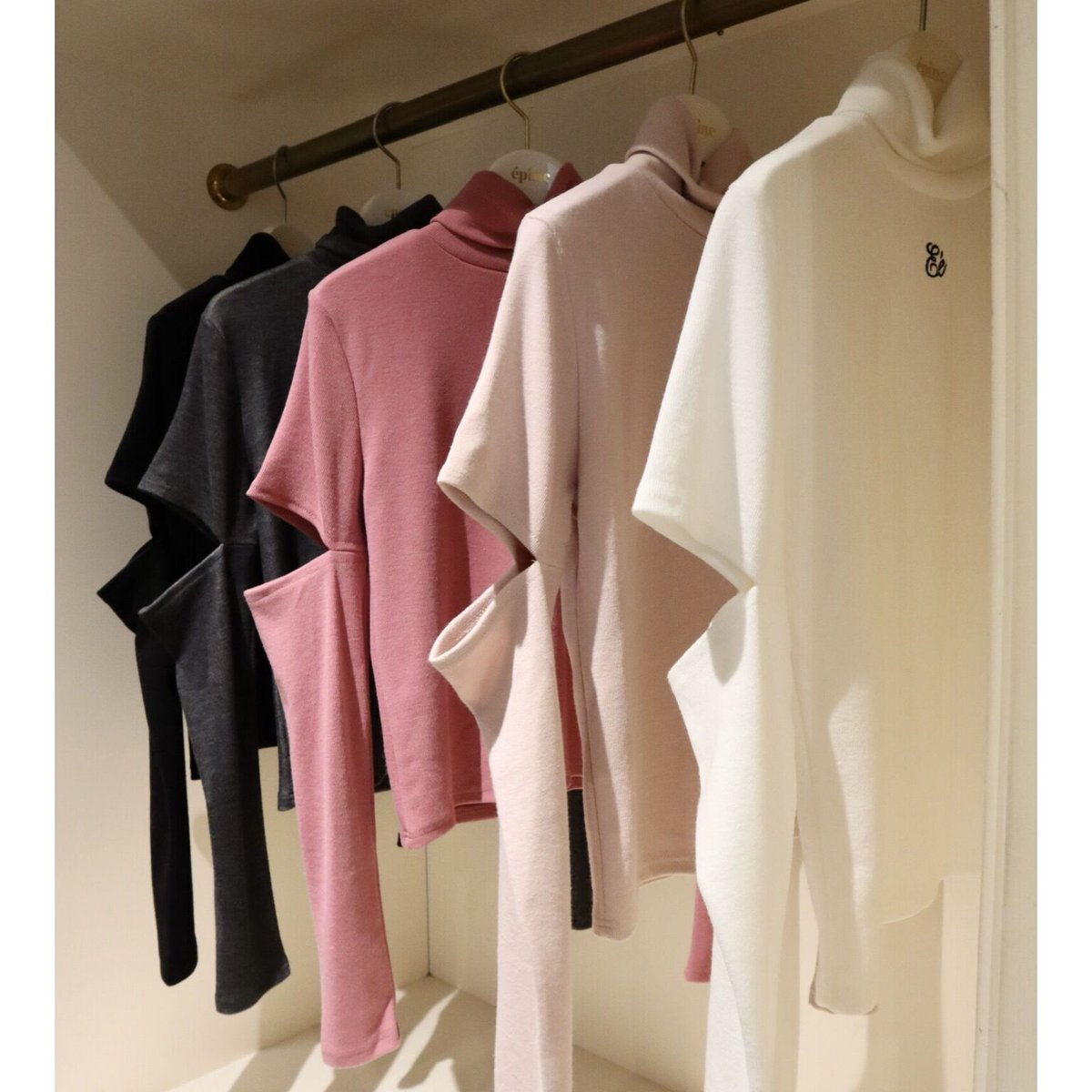 ★ENYCE★レディーエニーチェ★斜めカット ベアトップ★ベージュ★S★ えっくす☆きゅーと Chiika（ちいか）／ Sweet Memory