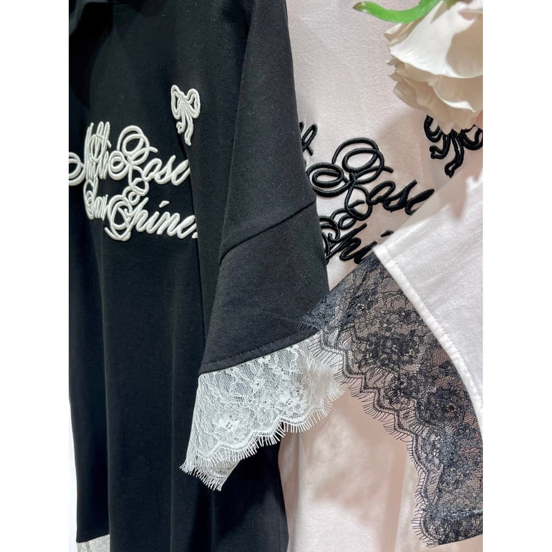 lace ribbon Nulle rose sans rose épine hoodie t lace ribbon Nulle rose sans rose épine hoodie t