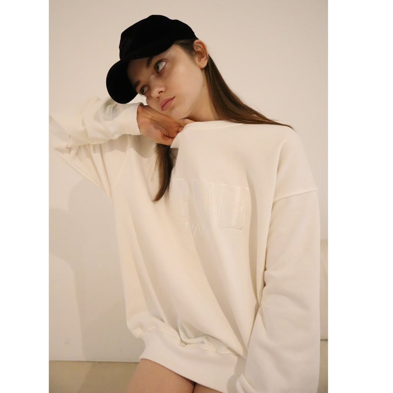 ÉPINE PARIS big sweat white×white | épine