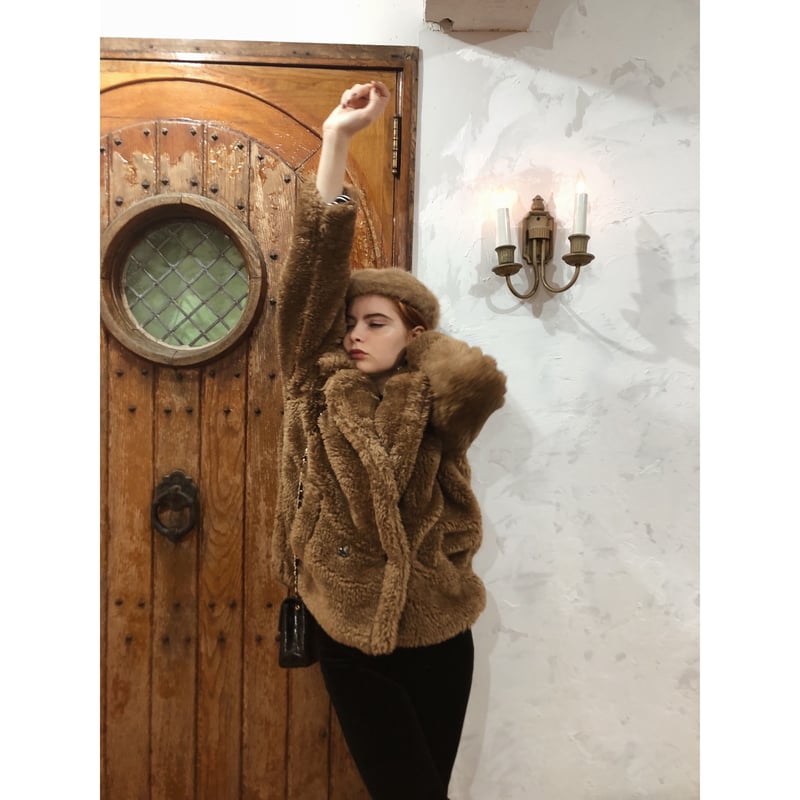 teddy bear boa coat | épine 