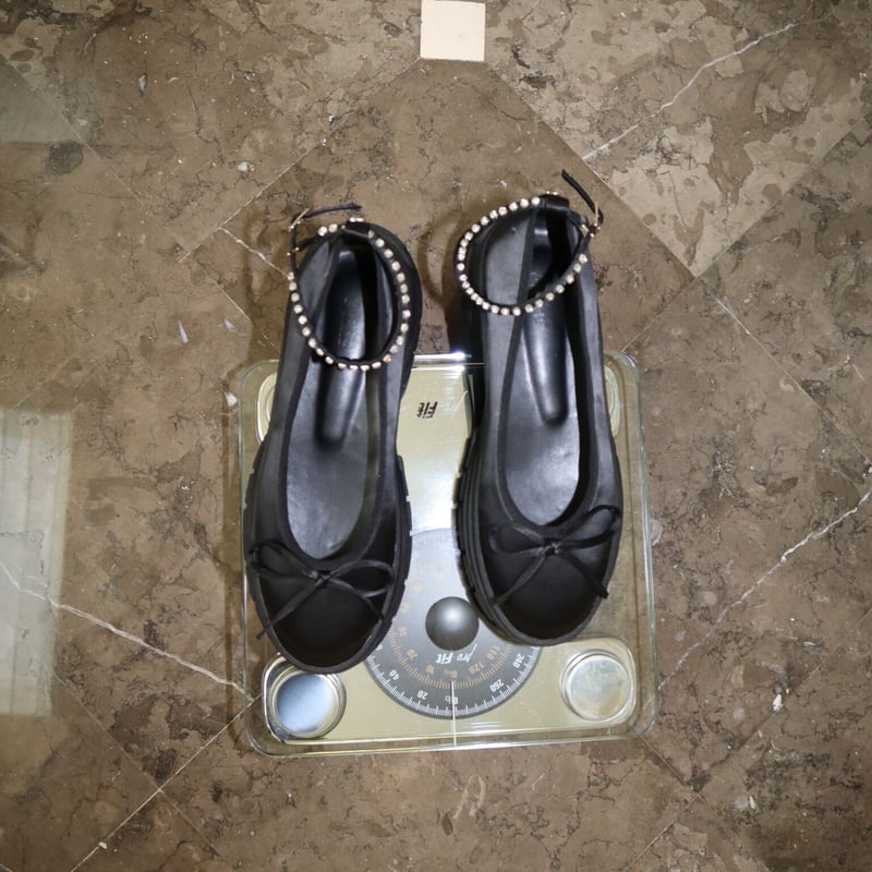 bijou strap satin ballet shoes | épine bijou strap satin ballet shoes | épine