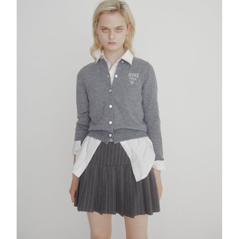 ÉPINE PARIS bijou cardigan gray | épine 