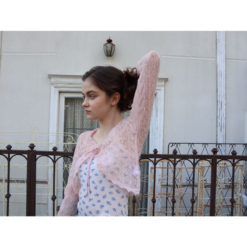 flower ribbon camisole pink×blue | épine