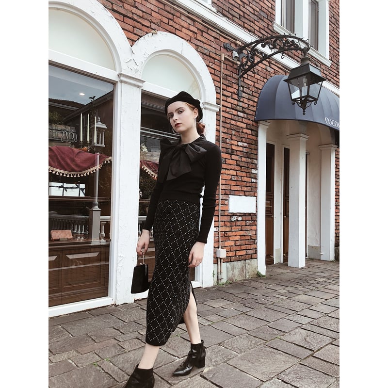 ENOF（イナフ）の「rib knit top（ニット/セーター）」 - WEAR