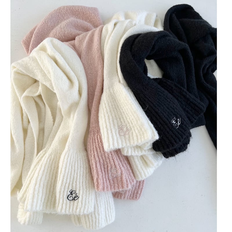 epine Eé frill knit muffler(最終値下げ)