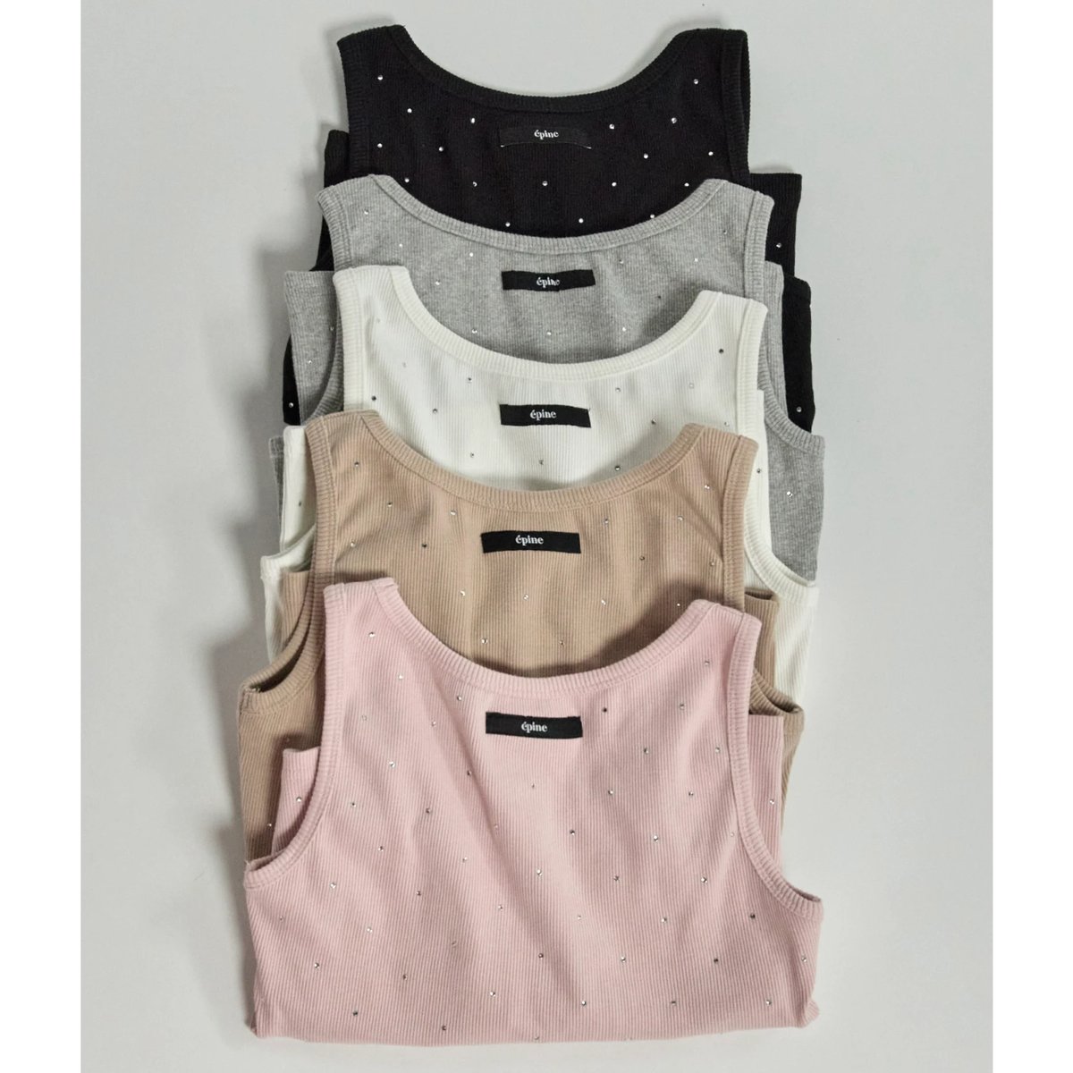 épine rhinestone cup in tank top(5color) | épine épine rhinestone cup in tank top(5color) | épine