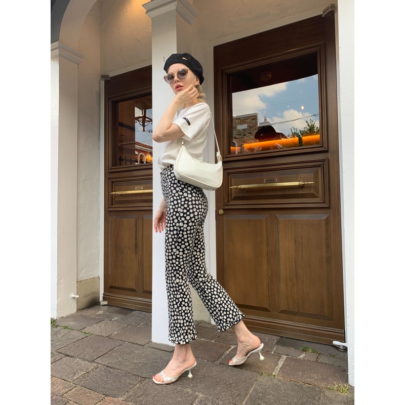 frill flower pants black | épine frill flower pants black | épine