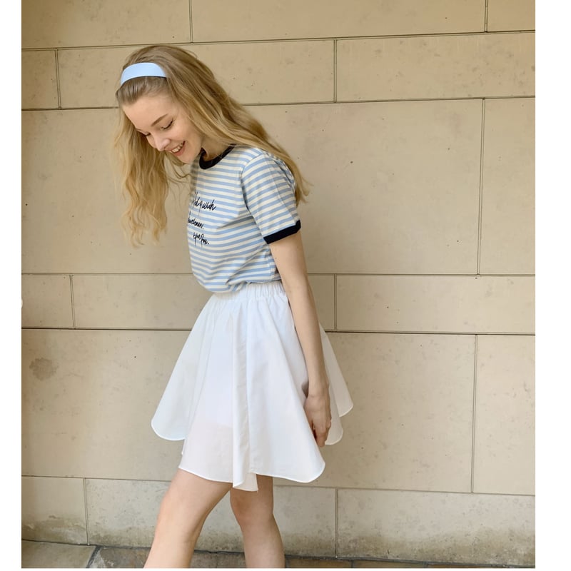 スカート Nina flare mini skirt AM0713 ANDMARY】Nina flare
