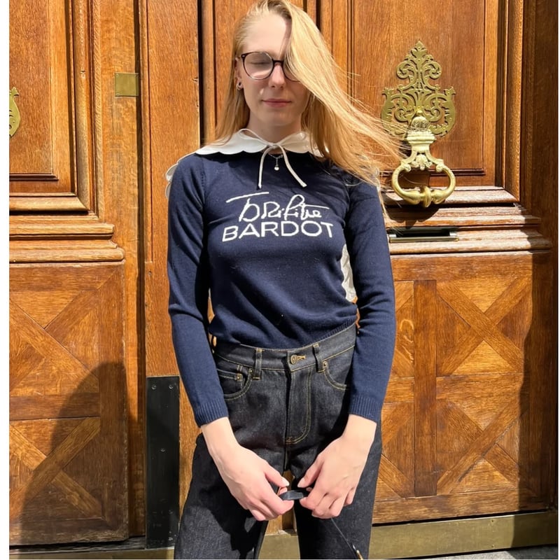 Brigitte Bardot×épine》logo knit （2color） | épine