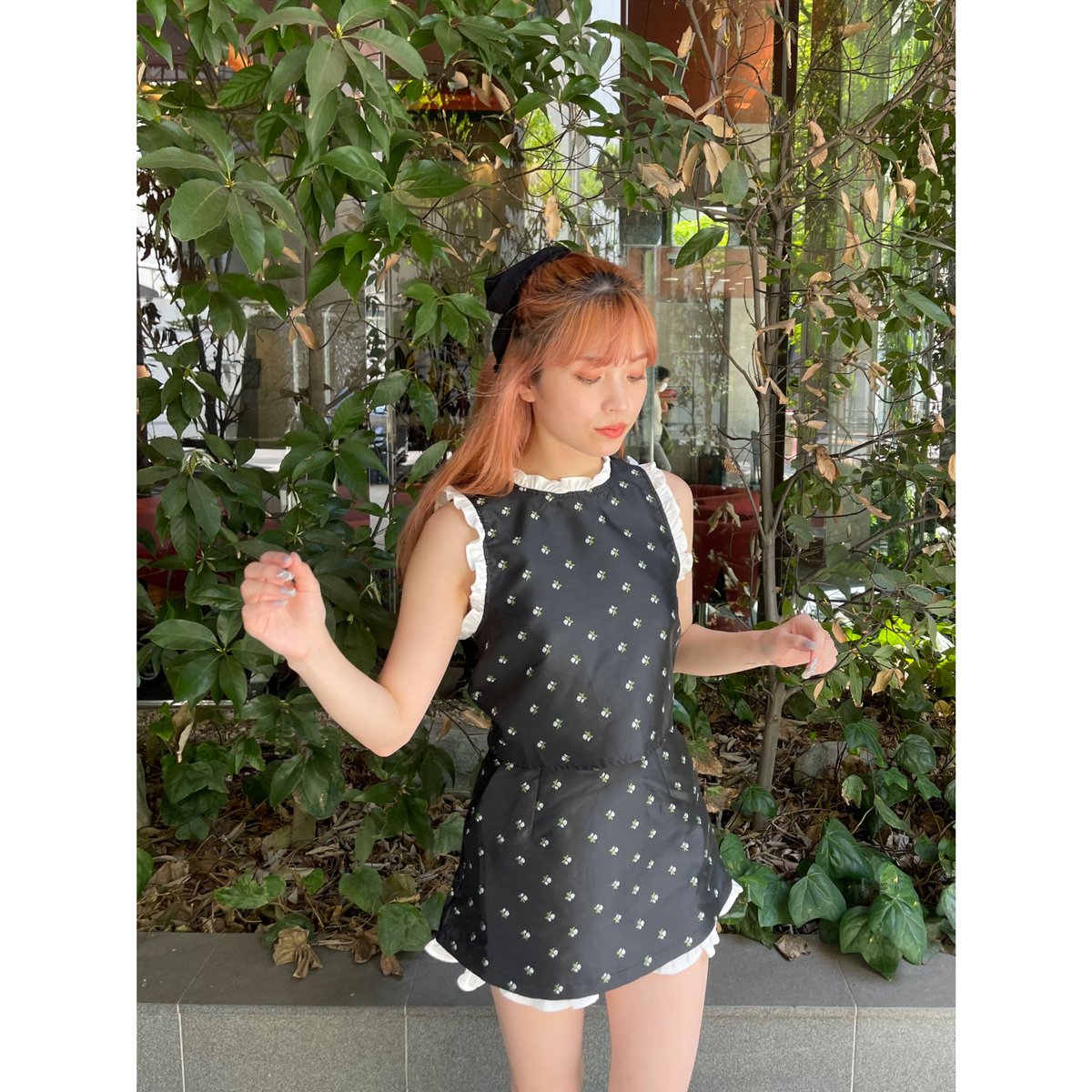 sister jane》Olive Rose Jacquard Top | épine sister jane》Olive Rose Jacquard Top | épine