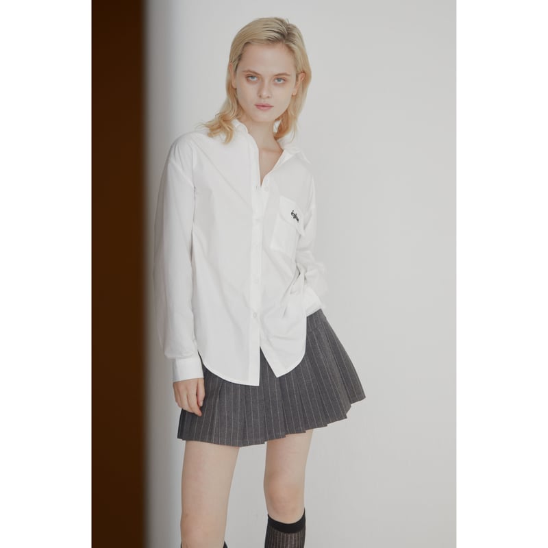 épine over design shirt white | épine