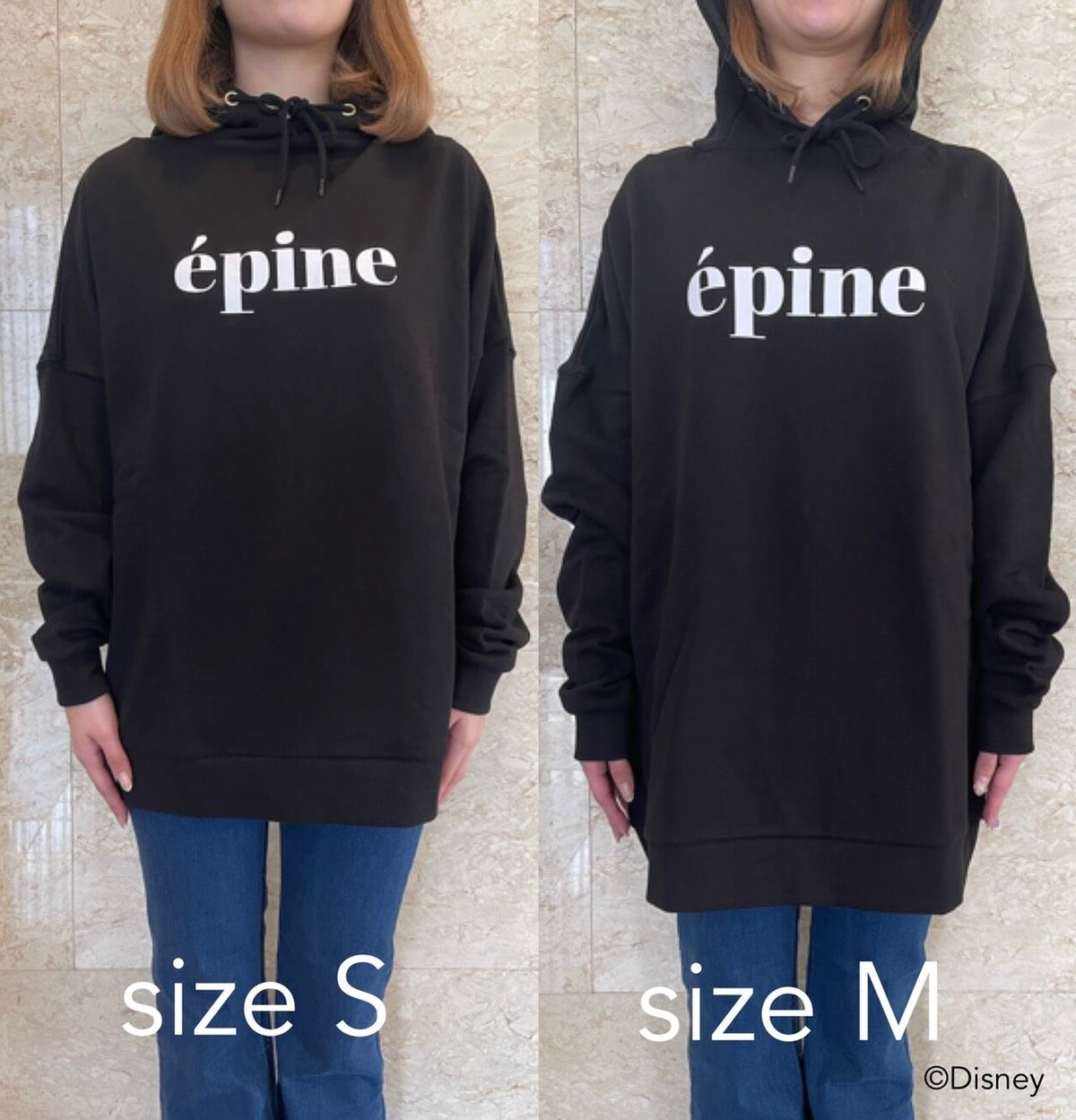 Mickey＞ ear design hoodie | épine