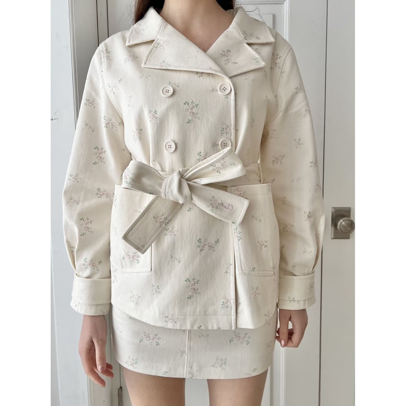 é belt jacket flower | épine é belt jacket flower | épine