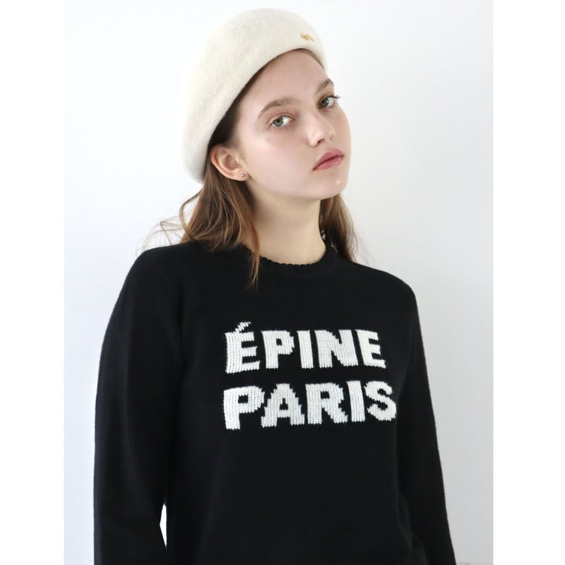 epine paris knit black エピヌニット 