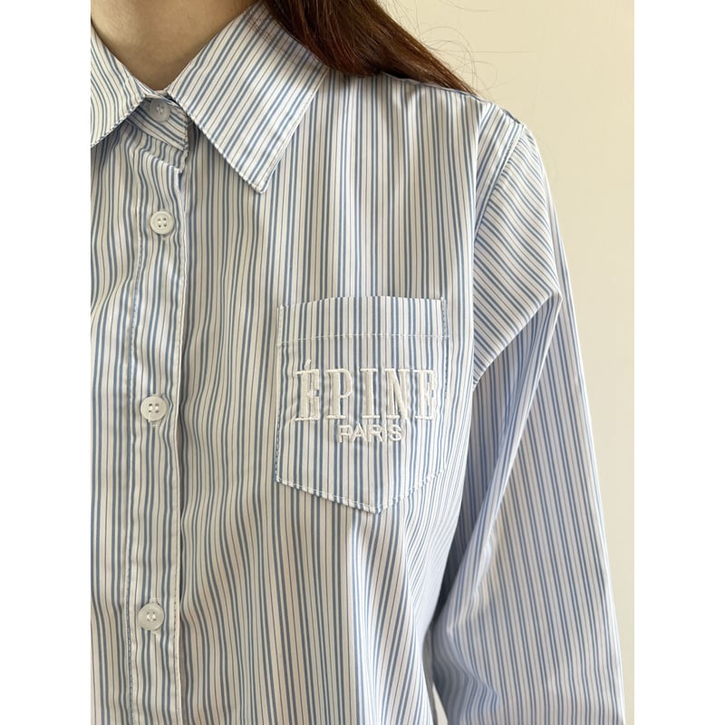 epine PARIS over shirt blue stripe