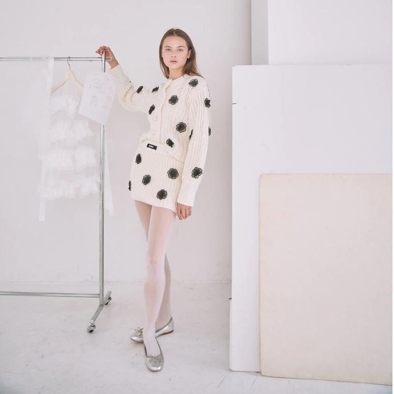 épine cable knit skirt（3 color） | épine