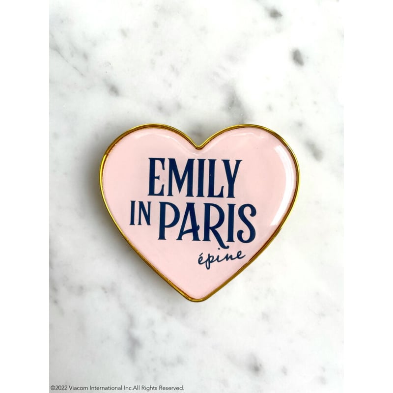 Emily in paris×épine Heart grip スマホ グリップ