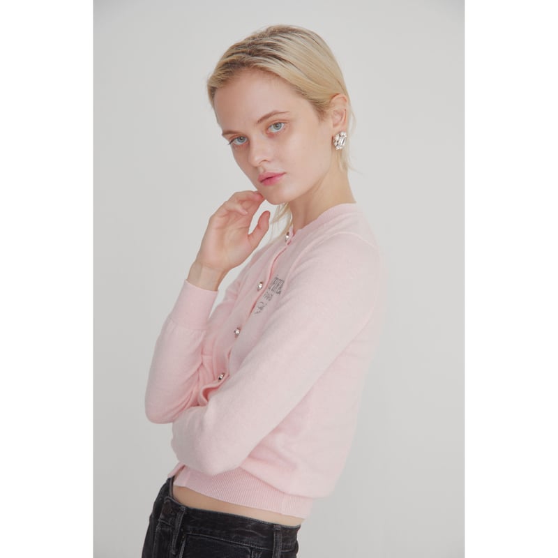 ÉPINE PARIS bijou cardigan baby pink | épine