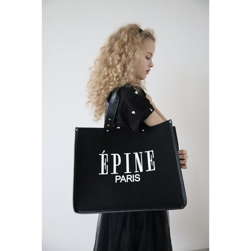 入手困難 ÉPINE PARIS piping heart studs bag