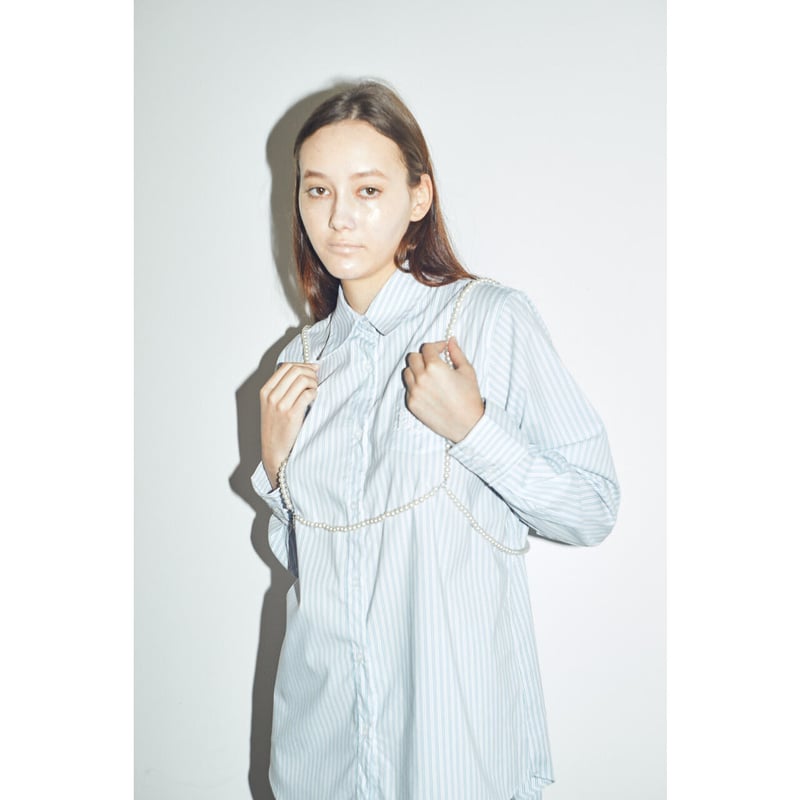 ÉPINE PARIS over shirt blue stripe | épine